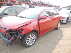 2010 TOYOTA COROLLA LE RED 1.8L AT Z18394